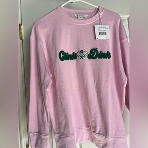 Pink Crewneck Sweatshirt for Pickleball